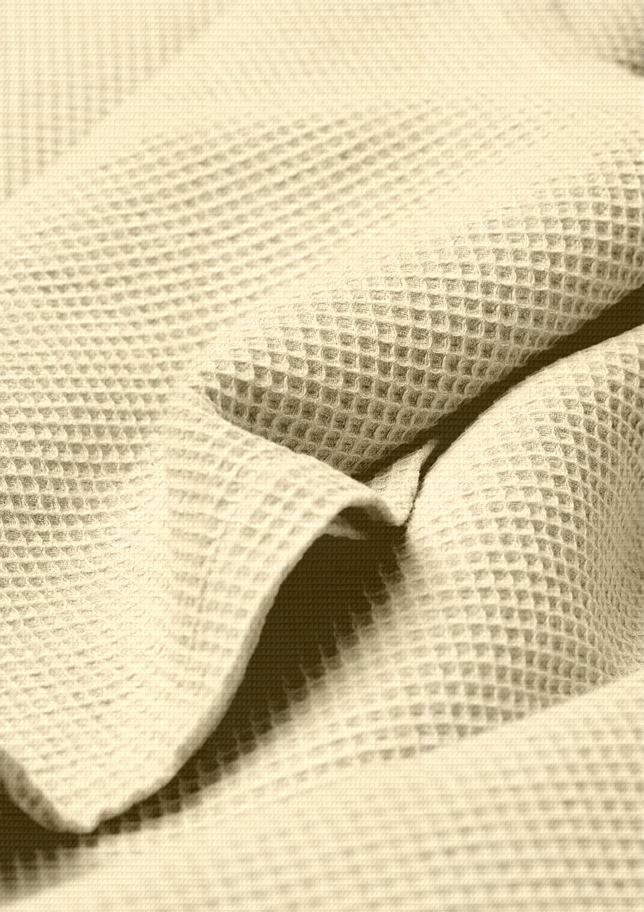 Piqué Decke - natur