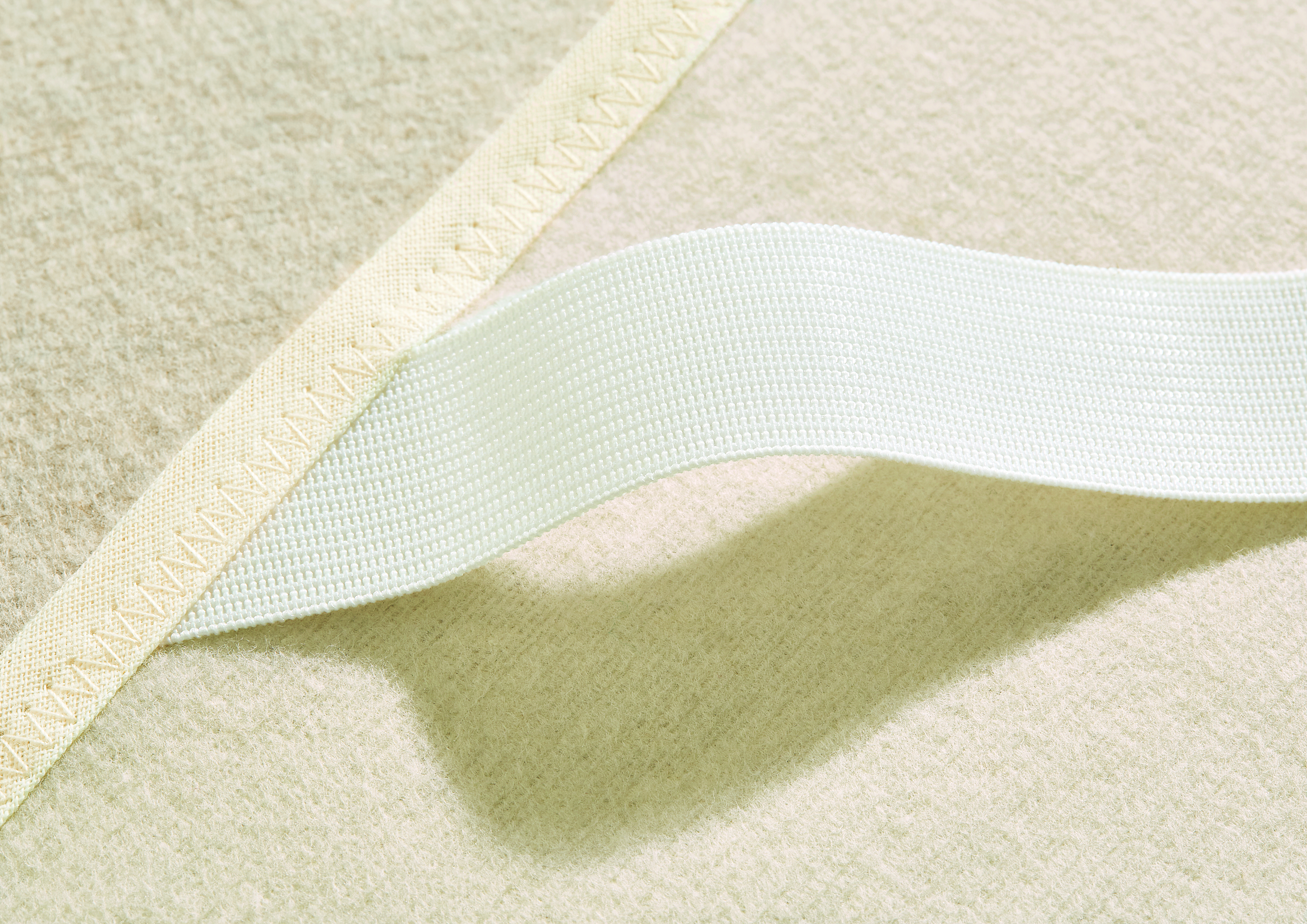 Baumwolle-Leinen Matratzenauflage, natur