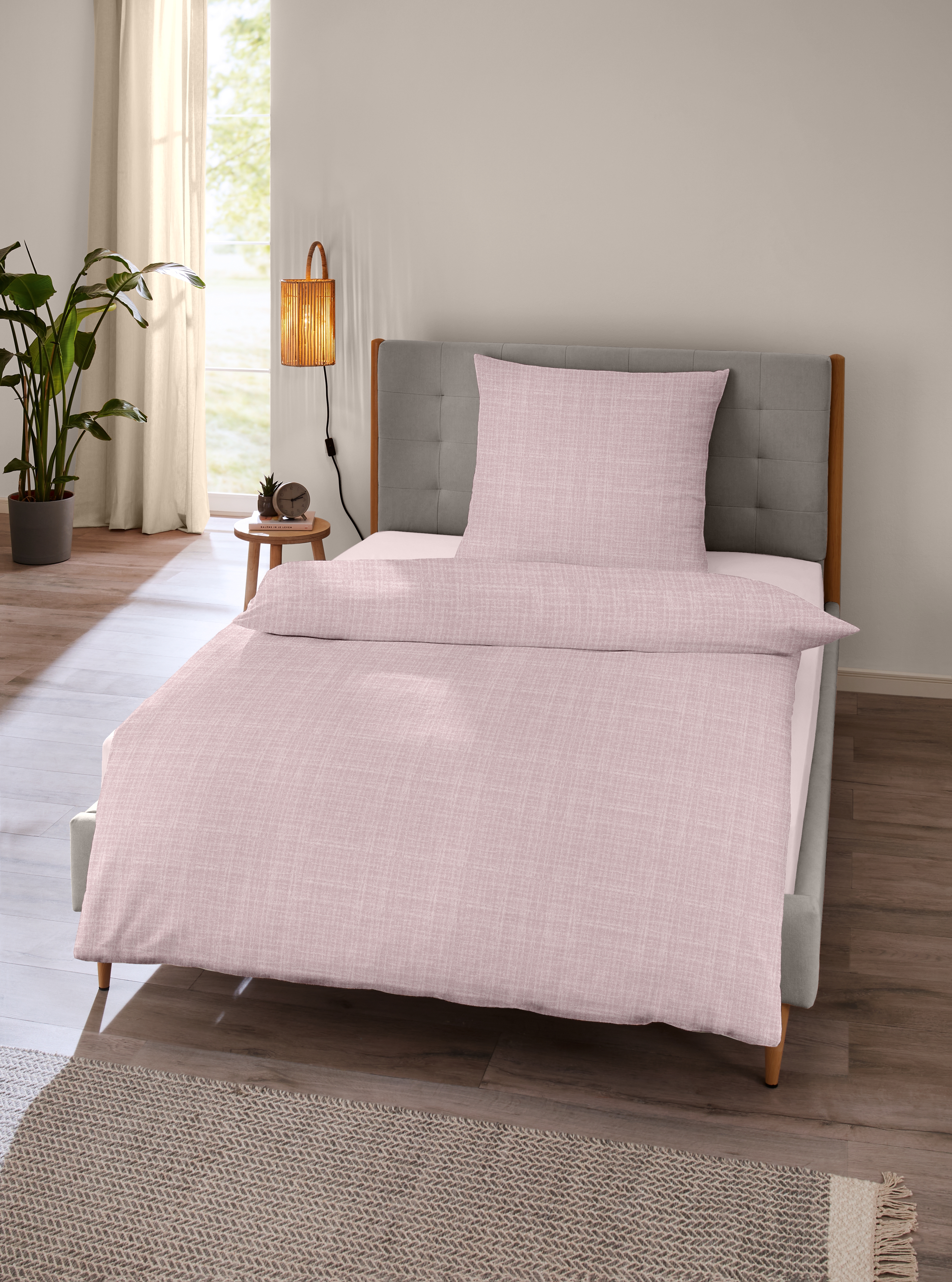 Musselin Bettwäsche - altrosa