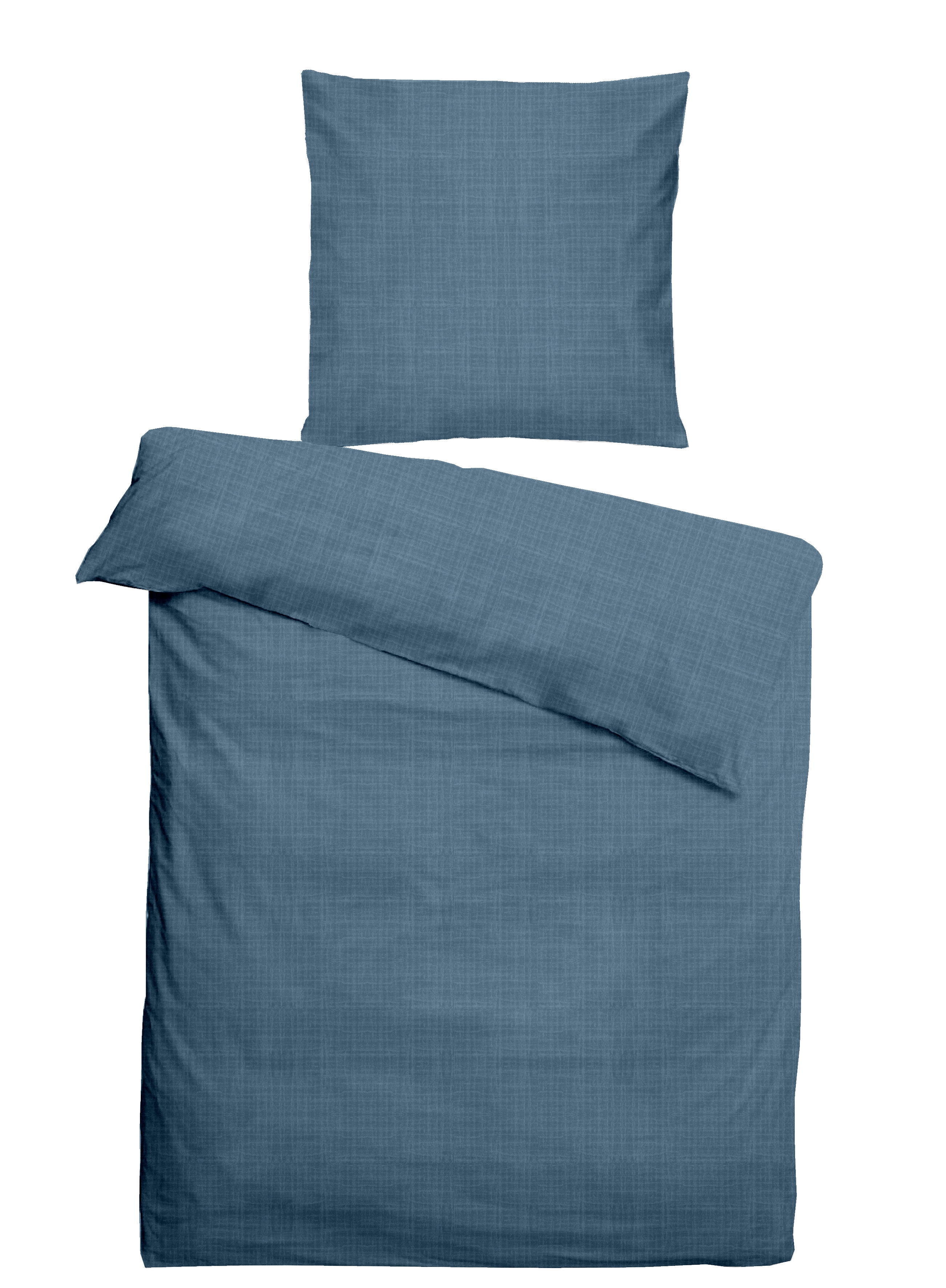 Musselin Bettwäsche - blau