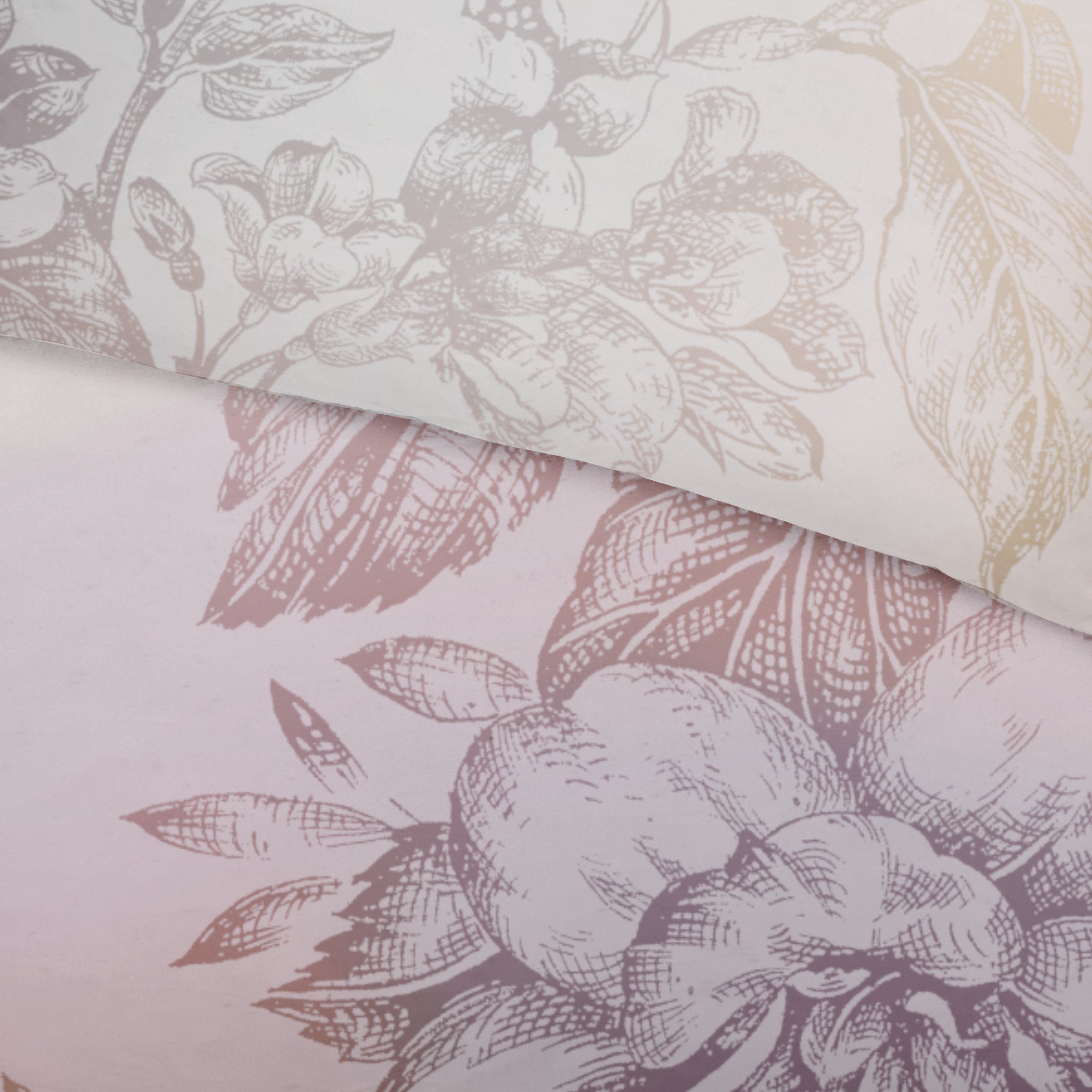 Detailaufnahme des Floralen Farbverlaufs