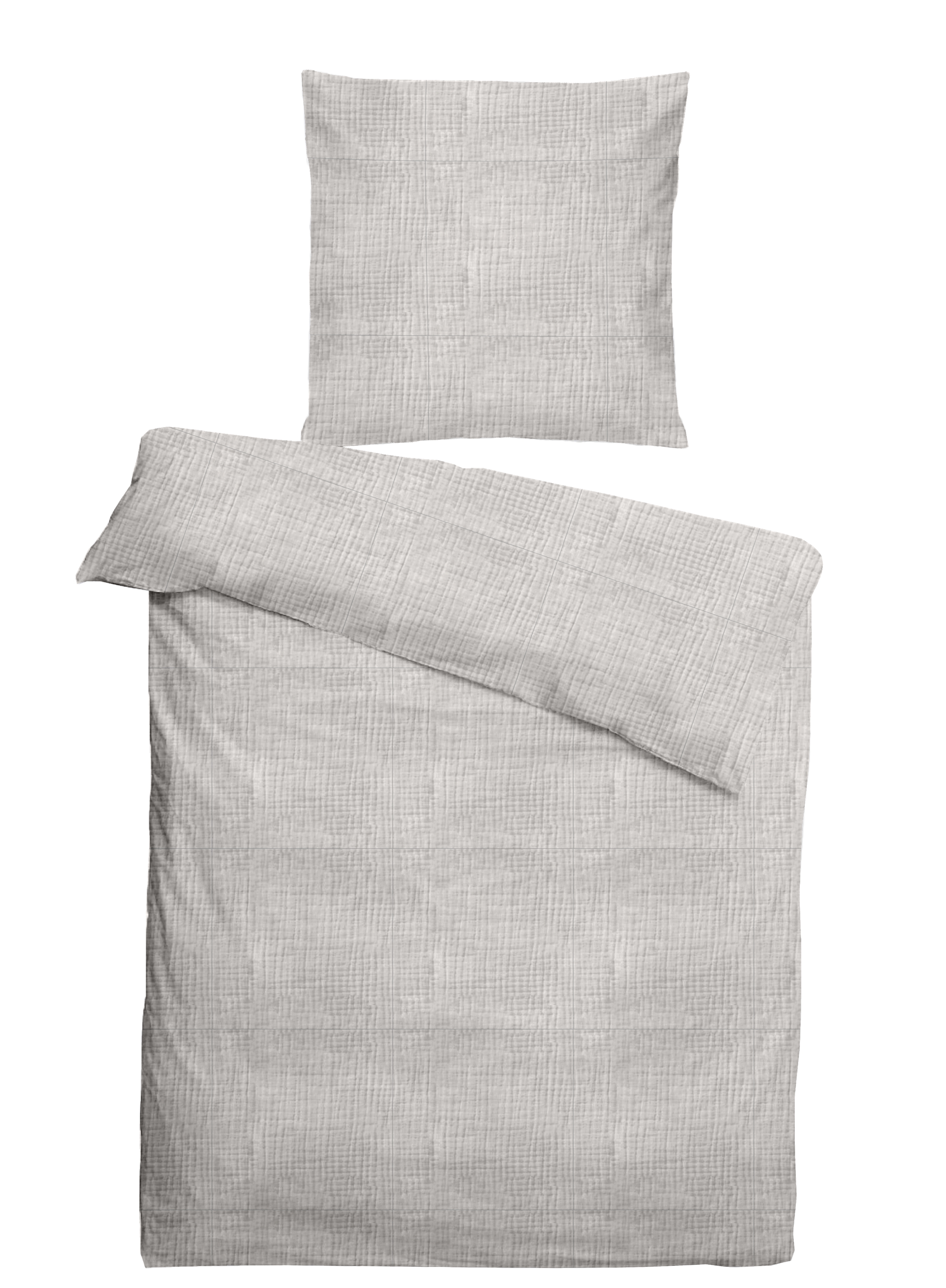 Musselin Bettwäsche - silber