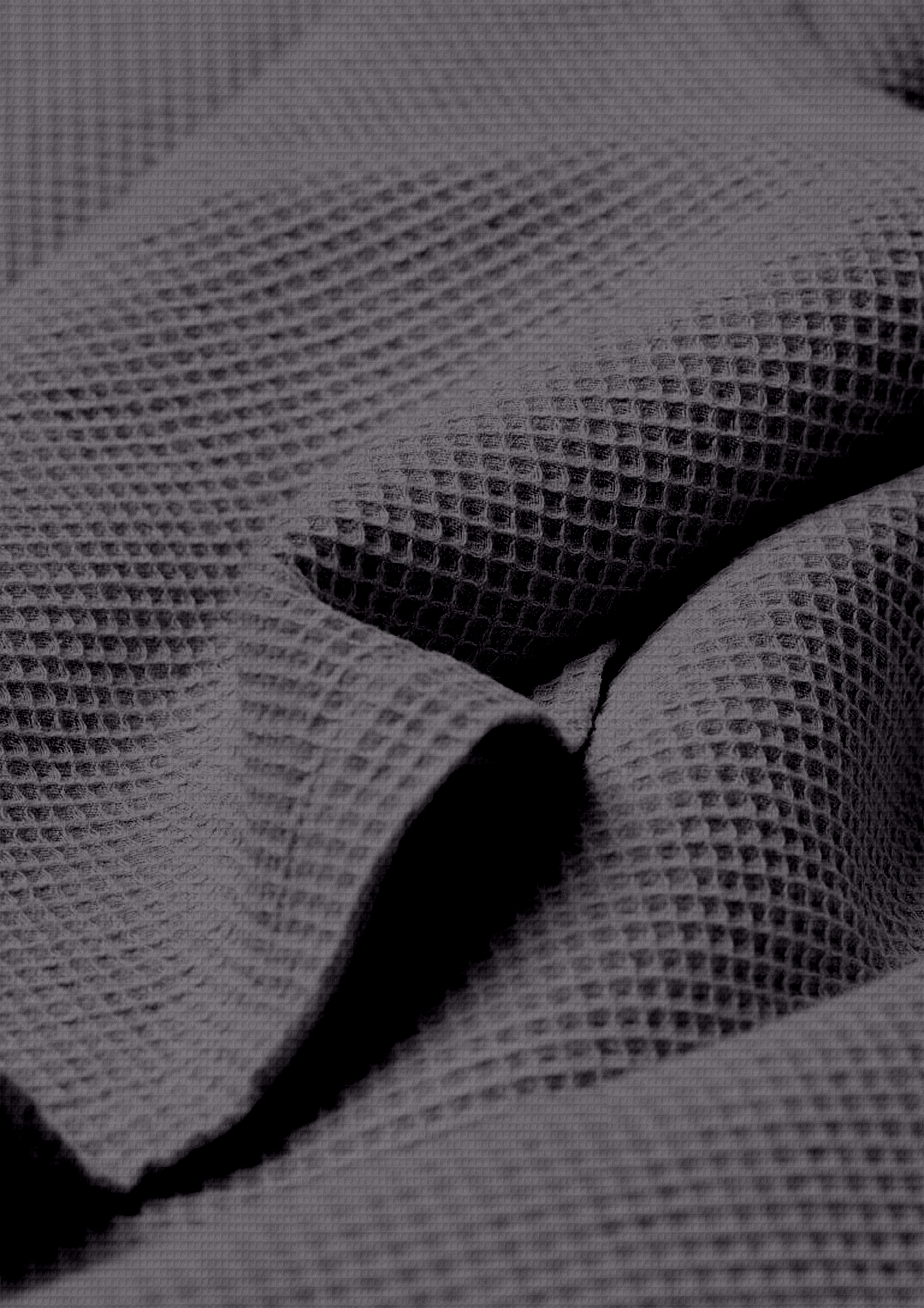 Piqué Decke - anthrazit