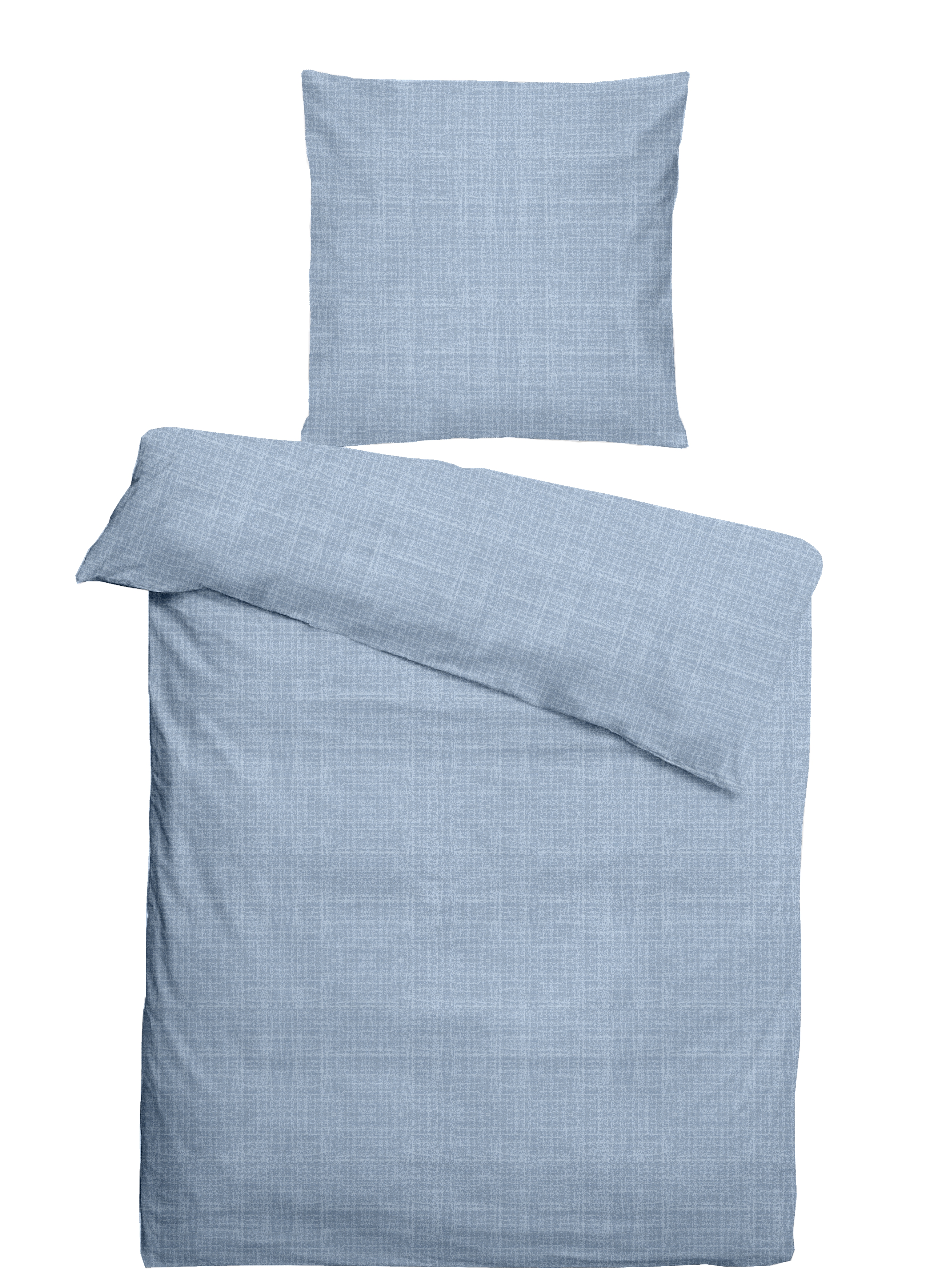 Musselin Bettwäsche - blau