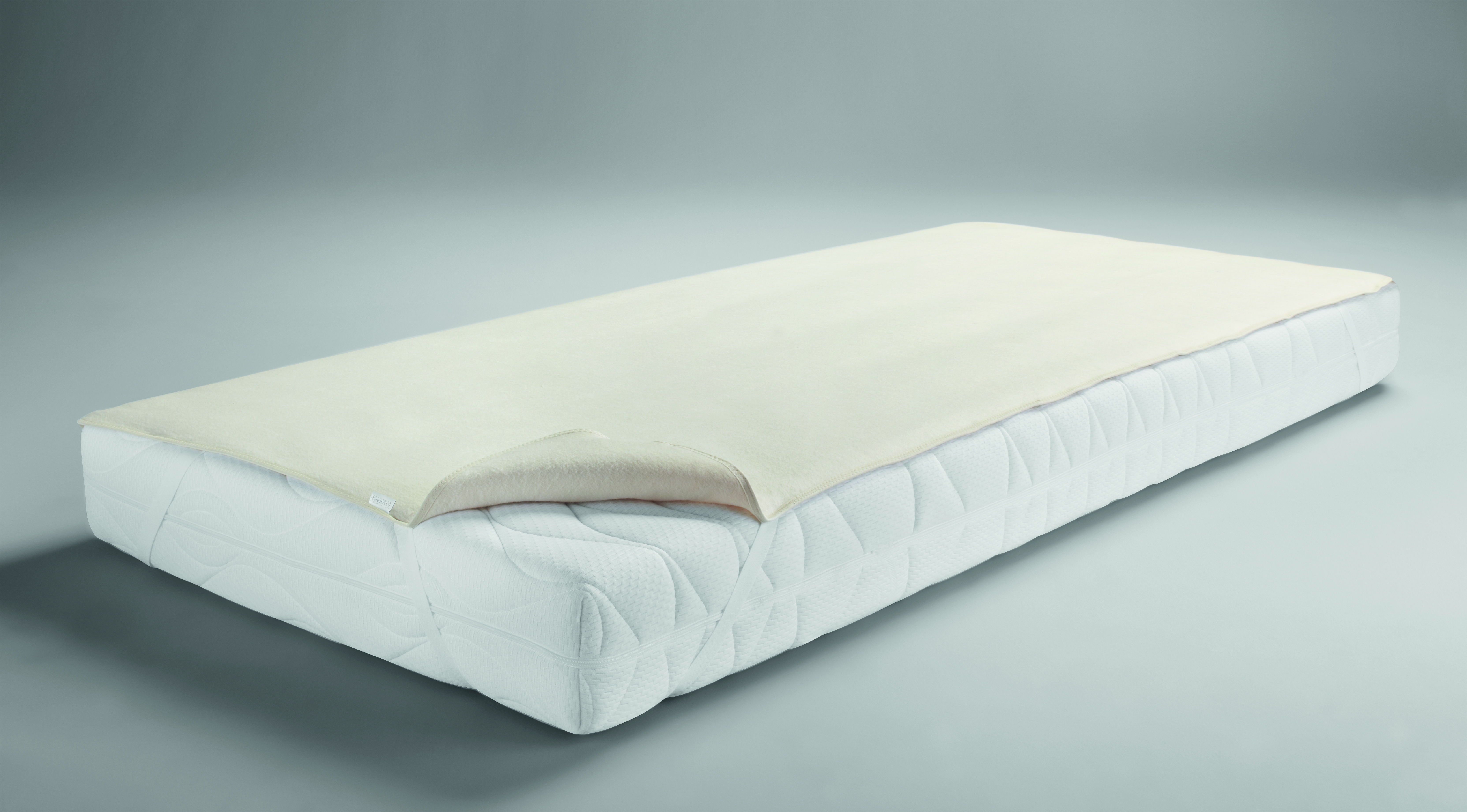 Molton Matratzenauflage, natur