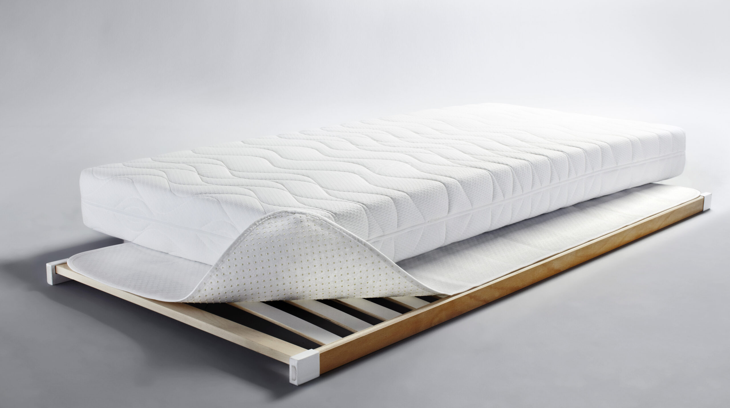 Noppen-Matratzenunterlage, weiß