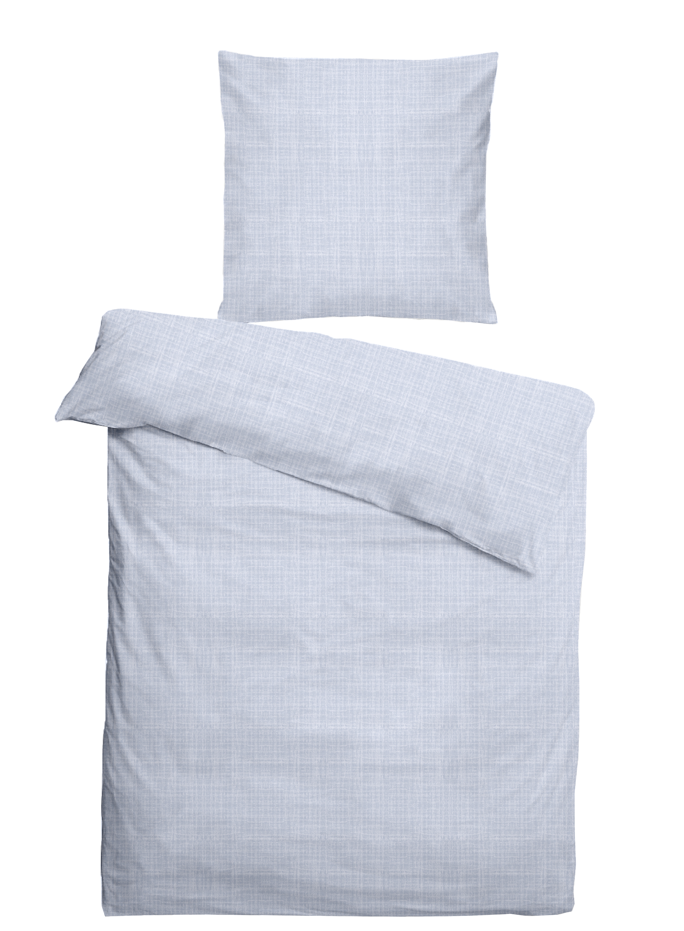 Musselin Bettwäsche - hellblau